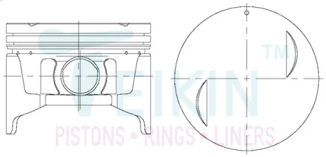 Поршень TEIKIN 44277050