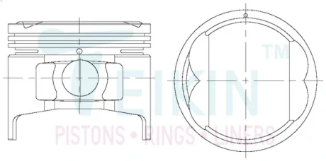 Поршень TEIKIN 44186050