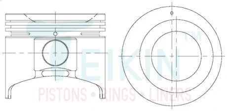 Поршень TEIKIN 44114050