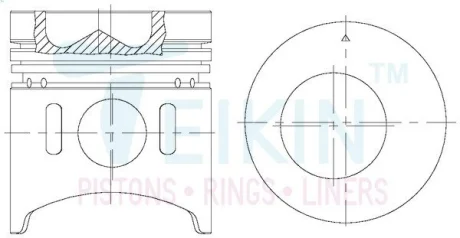 Поршень TEIKIN 43168STD