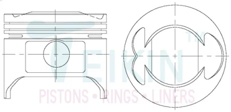 Поршень TEIKIN 42603STD