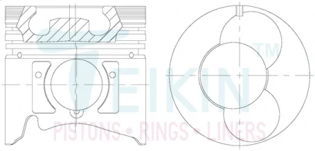 Поршень TEIKIN 39190STD