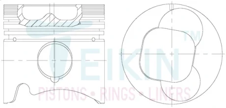 Поршень TEIKIN 39163STD
