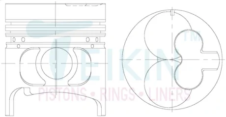 Поршень TEIKIN 39128STD