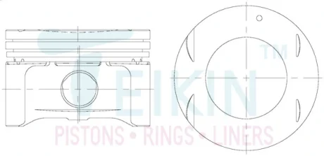 Поршень TEIKIN 30107STD