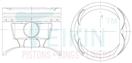 Поршень TEIKIN 38664050