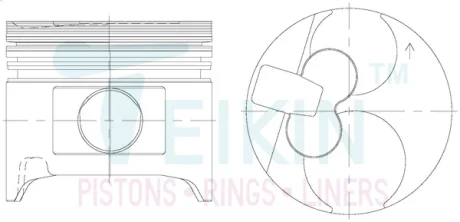 Поршень TEIKIN 46351STD