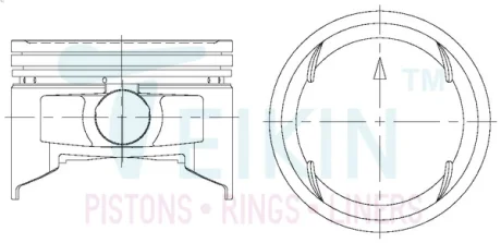 Поршень TEIKIN 43667100
