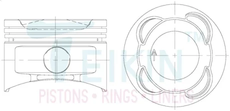 Поршень TEIKIN 32605STD