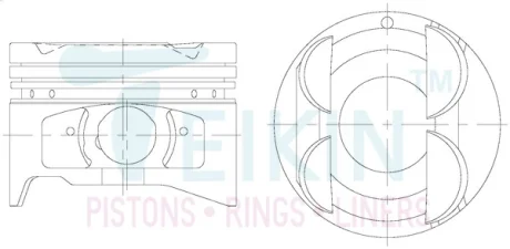 Поршень TEIKIN 46263STD