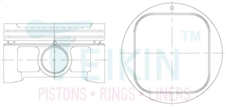 Поршень TEIKIN 55655STD