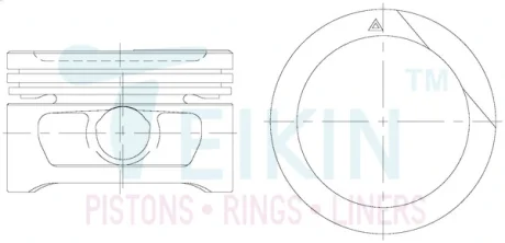 Поршень TEIKIN 49101075