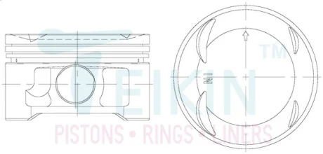 Поршень TEIKIN 38180STD
