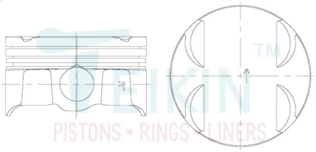 Поршень TEIKIN 58130050