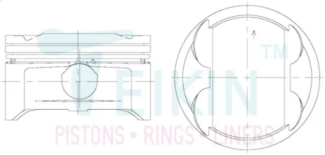 Поршень TEIKIN 51144075