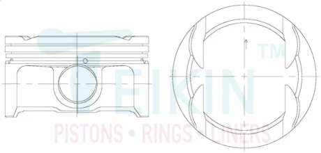 Поршень TEIKIN 51139075