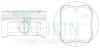Piston set 075 1gr-fe TEIKIN 46368075 (фото 1)
