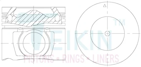 Поршень TEIKIN 39679AGSTD