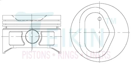 Поршень TEIKIN 44675050