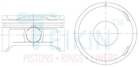 Поршень TEIKIN 301116050