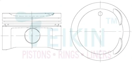 Поршень TEIKIN 46361100