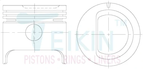 Поршень TEIKIN 46651STD