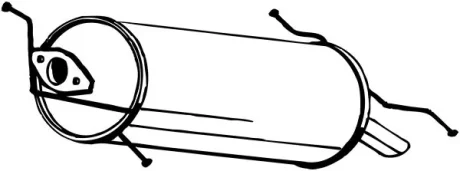 Глушник вихлопних газів кінцевий BOSAL 171-389