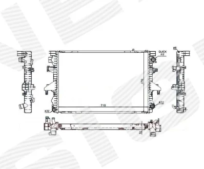 Радіатор Signeda RA65283A