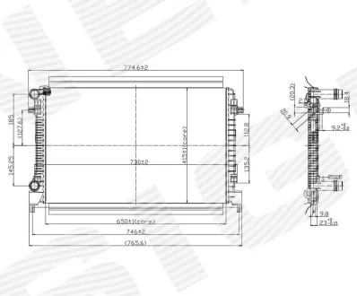 Радіатор Signeda RA65327