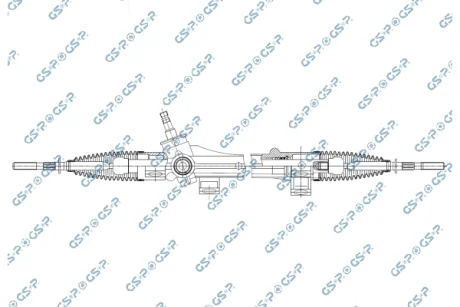 Рейка рул. (eps) toyota prius GSP SR700777