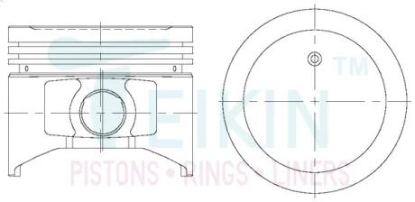 Поршень TEIKIN 44608STD
