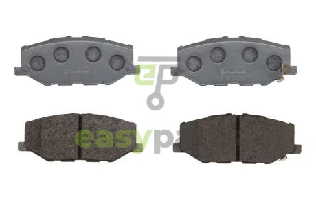 Колодки гальмівні дискові (комплект 4 шт) HERTH+BUSS / JAKOPARTS J3608012