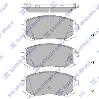 Колодки дискового тормоза Hi-Q (SANGSIN) SP4461