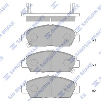 Колодки дискового тормоза Hi-Q (SANGSIN) SP1431