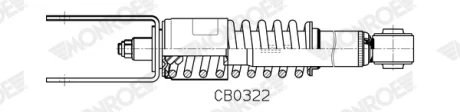 Автозапчасть MONROE CB0322