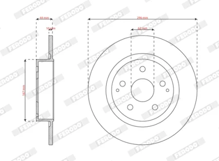 Автозапчасть FERODO DDF3177C
