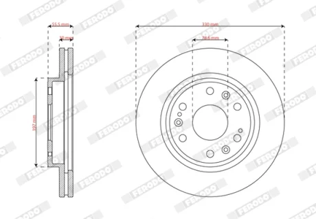 Автозапчасть FERODO DDF31951