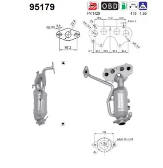 Каталізатор AS SZT ASC ASC AS-PL 95179