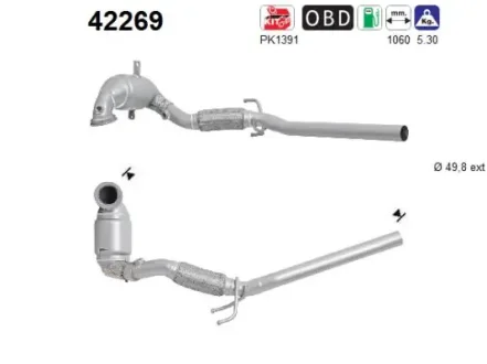 Каталізатор AS SZT ASC ASC AS-PL 42269