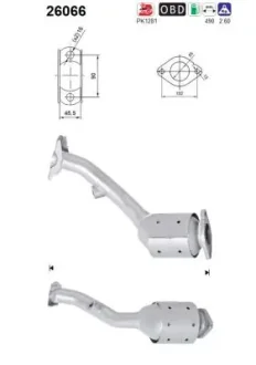 Каталізатор AS SZT ASC ASC AS-PL 26066