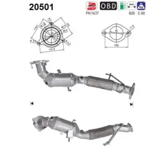 Каталізатор AS SZT ASC ASC AS-PL 20501