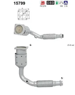 Каталізатор AS SZT ASC ASC AS-PL 15799
