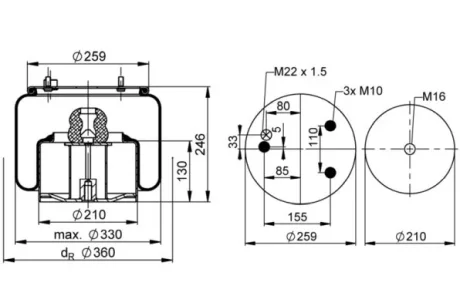 Автозапчасть PHOENIX 1DF23C3