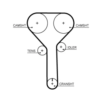 Timing belt Gates 5723XS (фото 1)