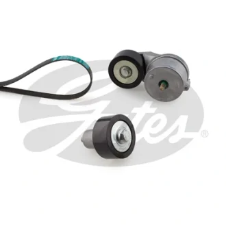 Multi-V-belt set with tensioner fits: DAF CF, XF 106 MX-11210-MX-11330 10.12- Gates K018PK1972HD (фото 1)