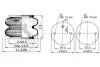 Air suspension bellows Contitech FD3302211M8 (фото 2)
