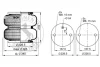 Air suspension bellows Contitech FD3303014M8 (фото 2)