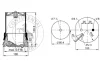 Air suspension bellows Contitech SZ598SR (фото 2)