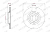 Brake disc FERODO DDF3120C (фото 3)