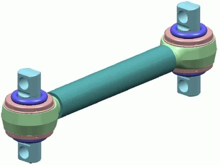 Тяга управління задн Лів/Прав (L-566мм) MAN TGA, TGS I, TGX I 06.99- LEMFORDER 39072